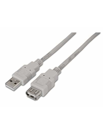 AISENS A101-0013 cable USB USB 2.0 1,8 m USB A Beige