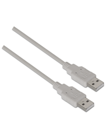 AISENS A101-0021 cable USB USB 2.0 1 m USB A Beige