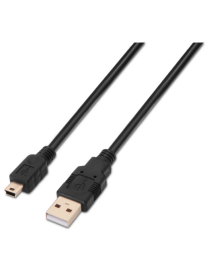 AISENS A101-0024 cable USB USB 2.0 1 m USB A Mini-USB B Negro