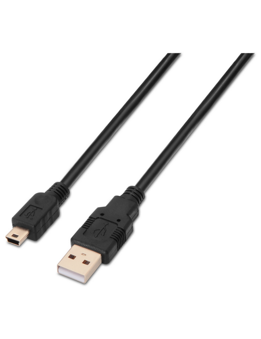 AISENS A101-0025 cable USB USB 2.0 1,8 m USB A Mini-USB B Negro