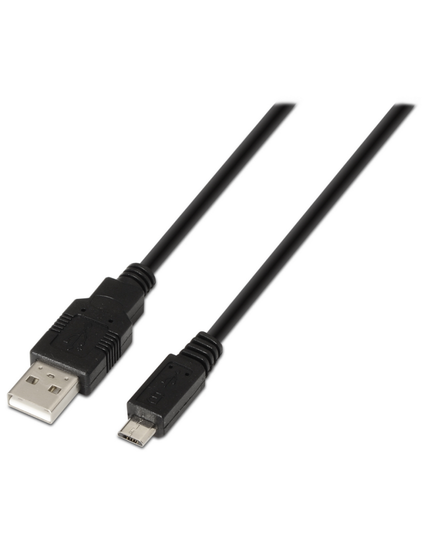 AISENS A101-0028 cable USB USB 2.0 1,8 m USB A Micro-USB B Negro