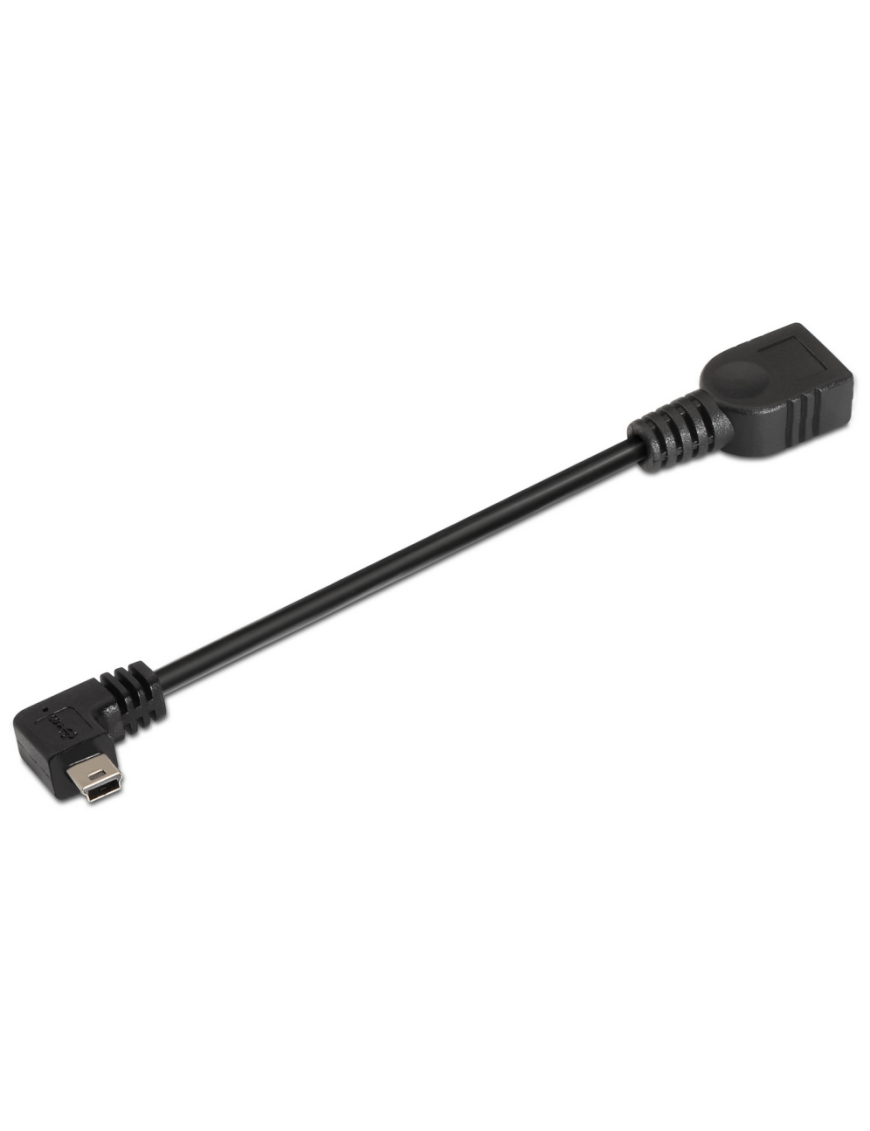 AISENS A101-0034 cable USB USB 2.0 0,15 m Mini-USB B USB A Negro