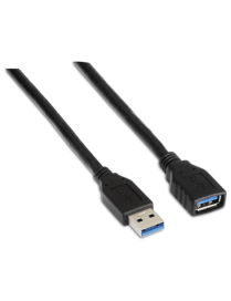 AISENS A105-0041 cable USB USB 3.2 Gen 1 (3.1 Gen 1) 1 m USB A Negro