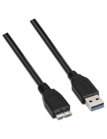 AISENS A105-0043 cable USB USB 3.2 Gen 1 (3.1 Gen 1) 1 m USB A Micro-USB B Negro