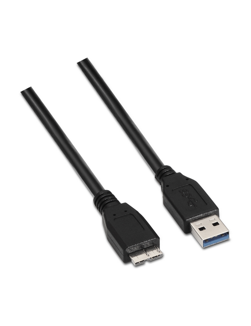 AISENS A105-0043 cable USB USB 3.2 Gen 1 (3.1 Gen 1) 1 m USB A Micro-USB B Negro
