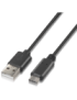 AISENS A107-0050 cable USB USB 2.0 0,5 m USB A USB C Negro