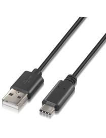 AISENS A107-0052 cable USB USB 2.0 2 m USB A USB C Negro