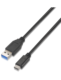 AISENS A107-0060 cable USB USB 3.2 Gen 2 (3.1 Gen 2) 1 m USB A USB C Negro