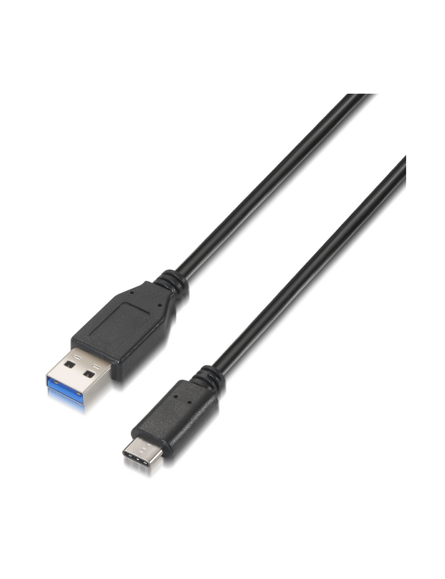 AISENS A107-0060 cable USB USB 3.2 Gen 2 (3.1 Gen 2) 1 m USB A USB C Negro