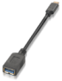 AISENS A107-0062 cable USB USB 3.2 Gen 1 (3.1 Gen 1) 0,15 m USB C USB A Negro