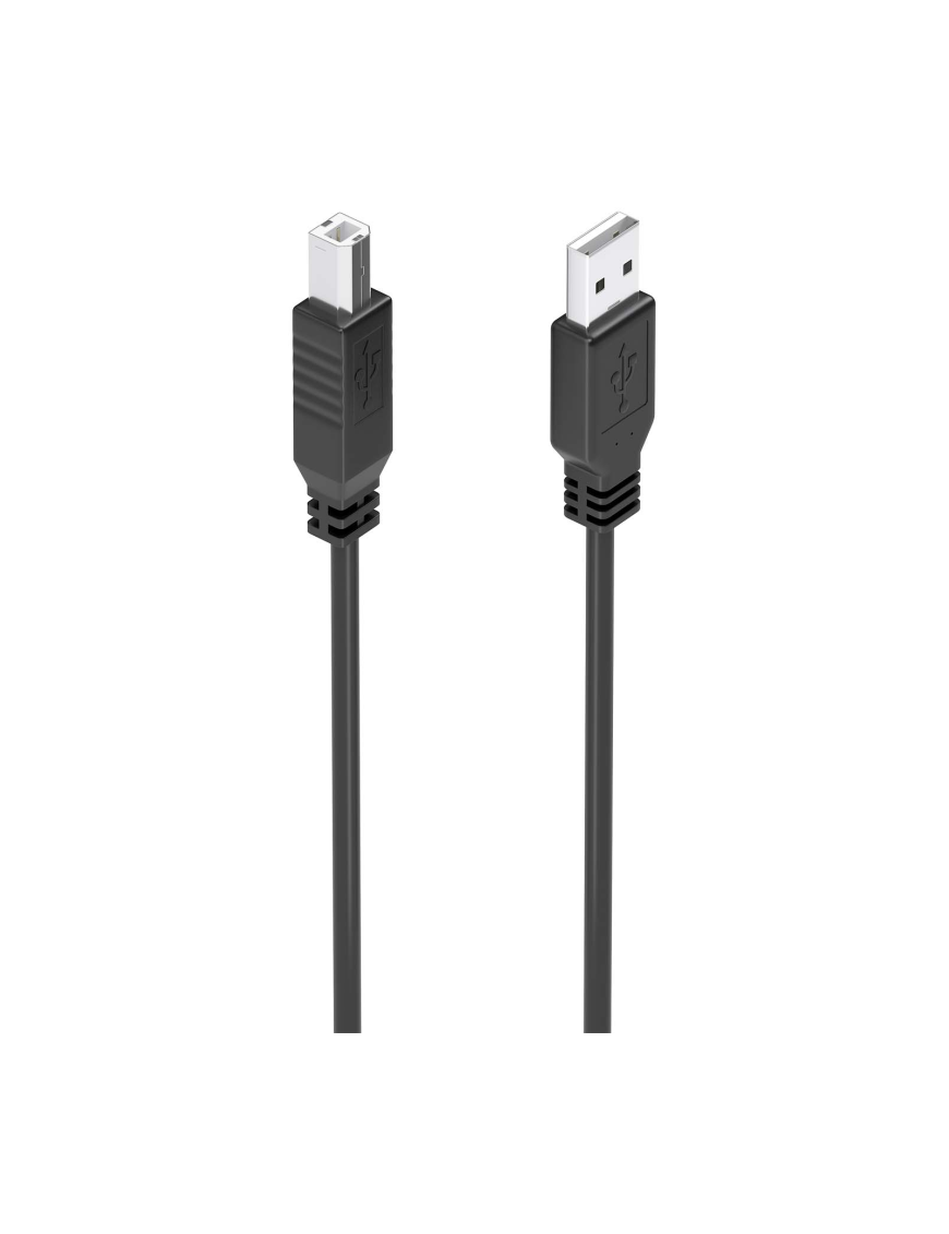 AISENS Cable USB 2.0 con Amplificador, Tipo A/M-B/M, Negro, 10m
