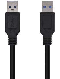 AISENS Cable USB 3.0, Tipo A/M-A/M, Negro, 2.0m