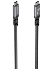 AISENS Cable USB 3.2 Gen1 Aluminio 5Gbps 4K@60Hz 3A 60W E-Mark, Tipo USB-C/M-USB-C/M, Negro, 10M