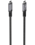 AISENS Cable USB 3.2 Gen1 Aluminio 5Gbps 4K@60Hz 3A 60W E-Mark, Tipo USB-C/M-USB-C/M, Negro, 10M