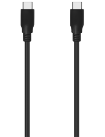 AISENS Cable USB 3.2 Gen2x2 20Gbps 8k@30Hz 5A 100W E-Marker, Tipo USB-C/M-USB-C/M, Negro, 2.0m
