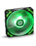NOX Hummer H-Fan LED Carcasa del ordenador Ventilador 12 cm Negro, Verde, Blanco