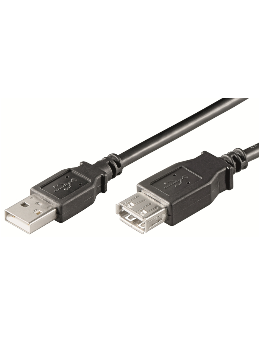 Ewent EC1011 cable USB 1 m USB A Negro