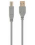 Gembird 1.8m USB 2.0 A/B M cable USB 1,8 m USB A USB B Gris
