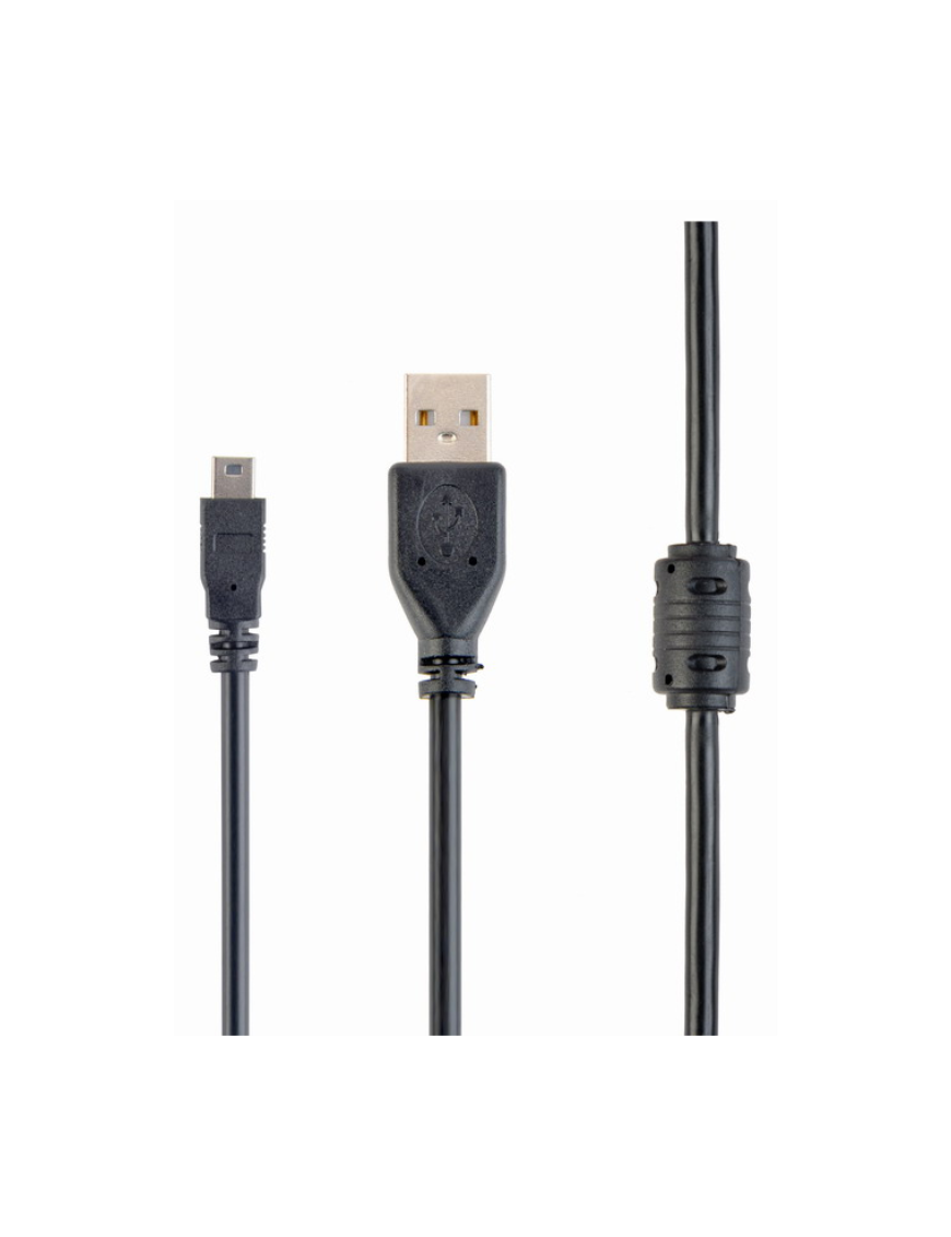 Gembird 1.8m USB 2.0 A/mini-USB cable USB 1,8 m USB A Mini-USB B Negro