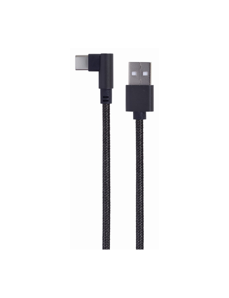 Gembird CC-USB2-AMCML-0.2M cable USB USB 2.0 0,2 m USB A USB C 0,48 Gbit/s Negro