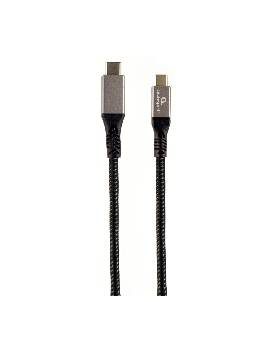 Gembird CCBP-USB3-CMCM100-1.5M cable USB USB 3.2 Gen 2 (3.1 Gen 2) 1,5 m USB C Negro, Plata