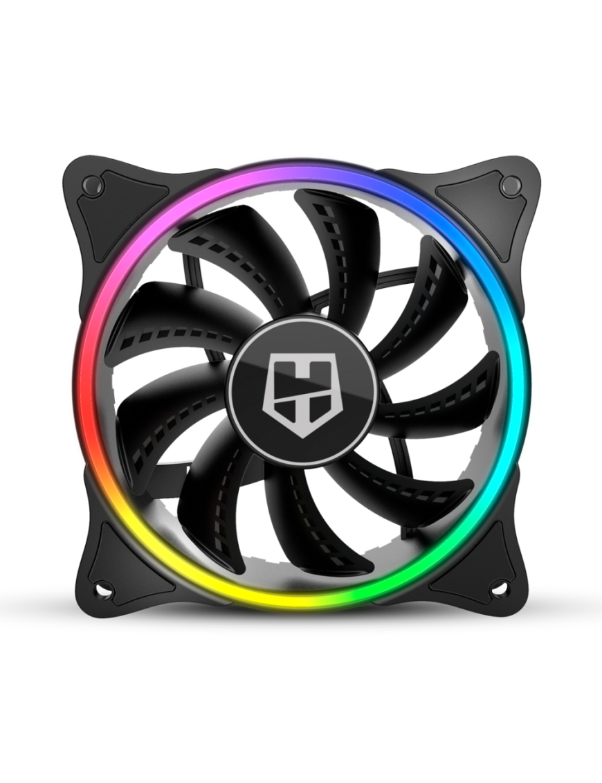 NOX Hummer X-Fan Carcasa del ordenador Ventilador 12 cm Negro