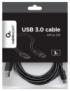 Gembird CCP-USB2-AMCM-10 cable USB USB 2.0 3 m USB A USB C 0,48 Gbit/s Negro