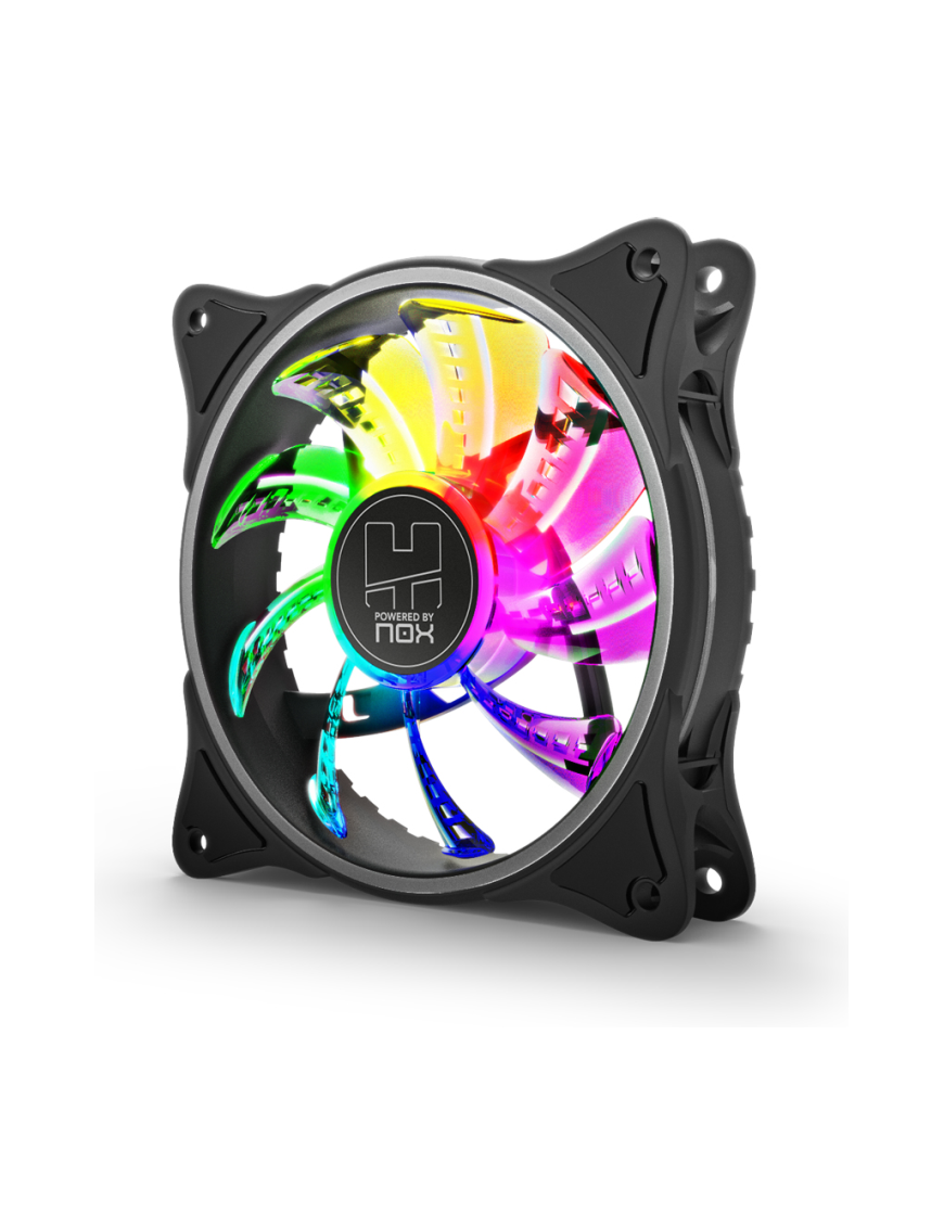 NOX A-Fan Carcasa del ordenador Ventilador 12 cm Negro 1 pieza(s)