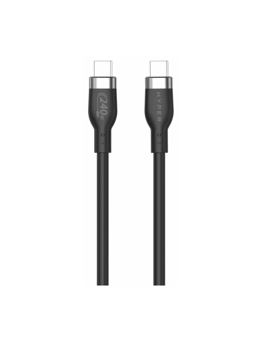 HYPER HJ4002BKGL cable USB USB 2.0 2 m USB C Negro