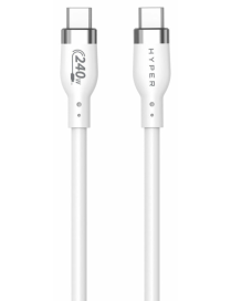 HYPER HJ4002WHGL cable USB USB 2.0 2 m USB C Blanco