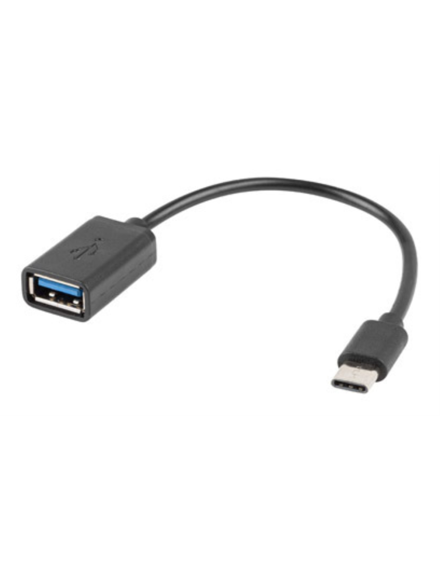 Lanberg AD-OTG-UC-01 cable USB USB 2.0 0,15 m USB A USB C Negro