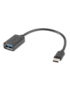 Lanberg AD-OTG-UC-01 cable USB USB 2.0 0,15 m USB A USB C Negro