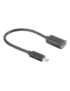 Lanberg AD-UC-UA-04 cable USB USB 3.2 Gen 1 (3.1 Gen 1) 0,15 m USB A USB C Negro