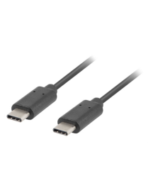 Lanberg CA-CMCM-10CU-0010-BK cable USB USB 2.0 1 m USB C Negro