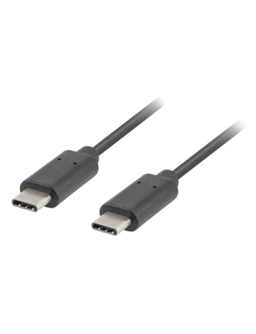 Lanberg CA-CMCM-10CU-0010-BK cable USB USB 2.0 1 m USB C Negro