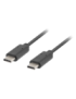 Lanberg CA-CMCM-10CU-0010-BK cable USB USB 2.0 1 m USB C Negro