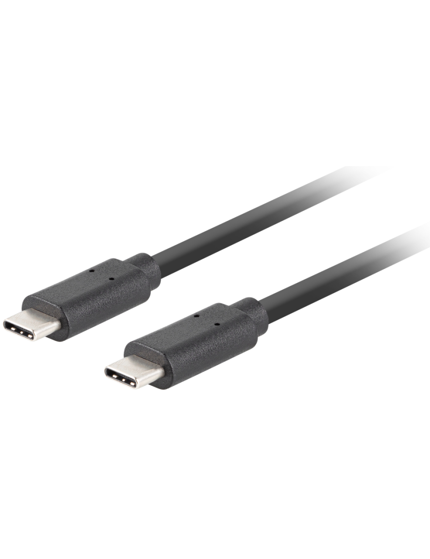 Lanberg CA-CMCM-32CU-0010-BK cable USB USB 3.2 Gen 2 (3.1 Gen 2) 1 m USB C Negro