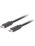 Lanberg CA-CMCM-32CU-0018-BK cable USB USB 3.2 Gen 2 (3.1 Gen 2) 1,8 m USB C Negro