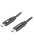 Lanberg CA-CMCM-40CU-0018-BK cable USB USB 2.0 1,8 m USB C Negro