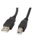 Lanberg CA-USBA-11CC-0010-BK cable USB USB 2.0 1 m USB B Negro