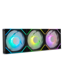 NOX Hummer Pro Link Carcasa del ordenador Ventilador 12 cm Negro 3 pieza(s)