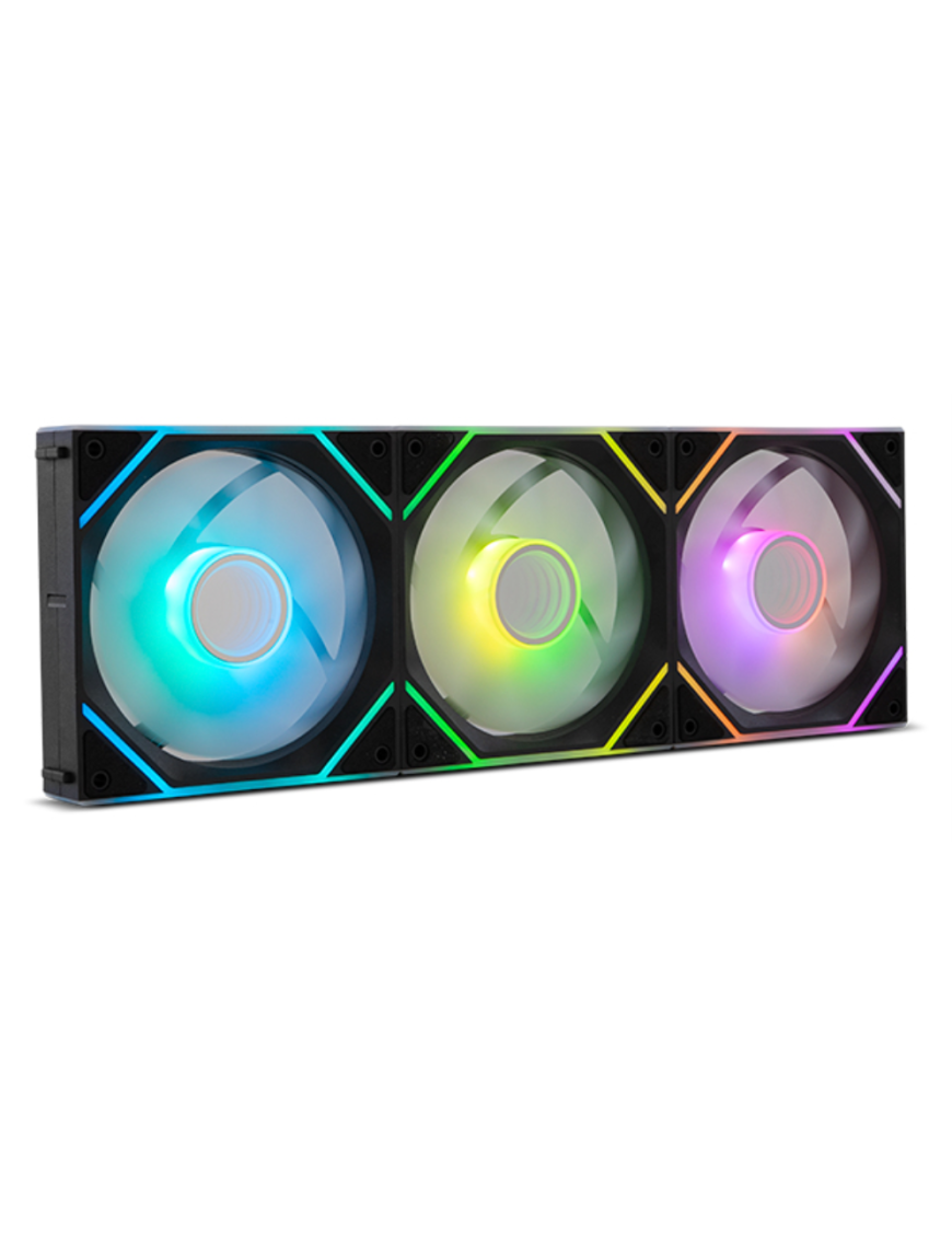 NOX Hummer Pro Link Carcasa del ordenador Ventilador 12 cm Negro 3 pieza(s)