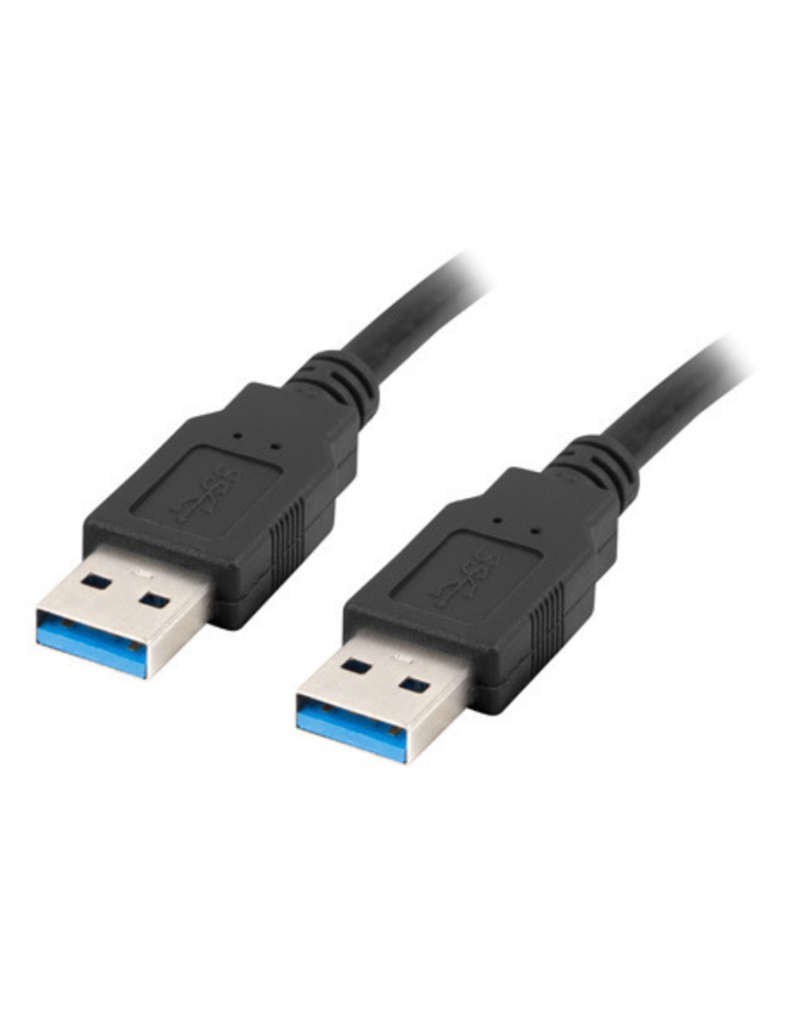 Lanberg CA-USBA-30CU-0005-BK cable USB USB 3.2 Gen 1 (3.1 Gen 1) 0,5 m Negro
