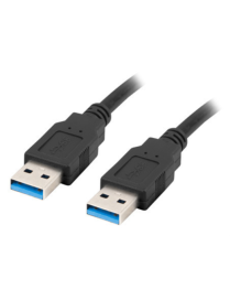 Lanberg CA-USBA-30CU-0010-BK cable USB USB 3.2 Gen 1 (3.1 Gen 1) 1 m Negro