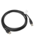 Lanberg CA-USBE-10CC-0030-BK cable USB USB 2.0 3 m USB A 0,48 Gbit/s Negro