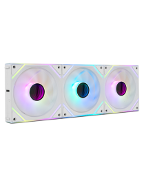 NOX Hummer Pro Link Carcasa del ordenador Ventilador 12 cm Blanco 3 pieza(s)