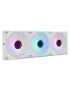 NOX Hummer Pro Link Carcasa del ordenador Ventilador 12 cm Blanco 3 pieza(s)