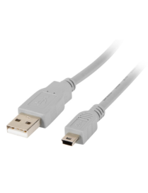 Lanberg CA-USBK-10CC-0018-S cable USB USB 2.0 1,8 m Mini-USB A USB A Gris