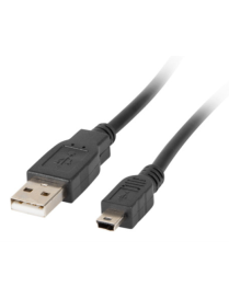 Lanberg CA-USBK-11CC-0018-BK cable USB USB 2.0 1,8 m Mini-USB A USB A Negro