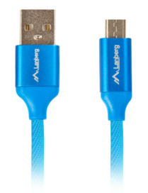 Lanberg CA-USBM-20CU-0018-BL cable USB USB 2.0 1,8 m Micro-USB A USB A Azul